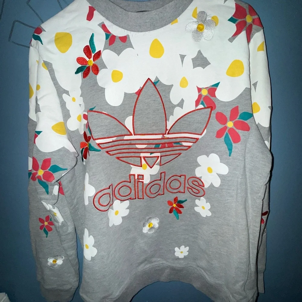 Adidas Pharrell Williams Floral Crewneck
